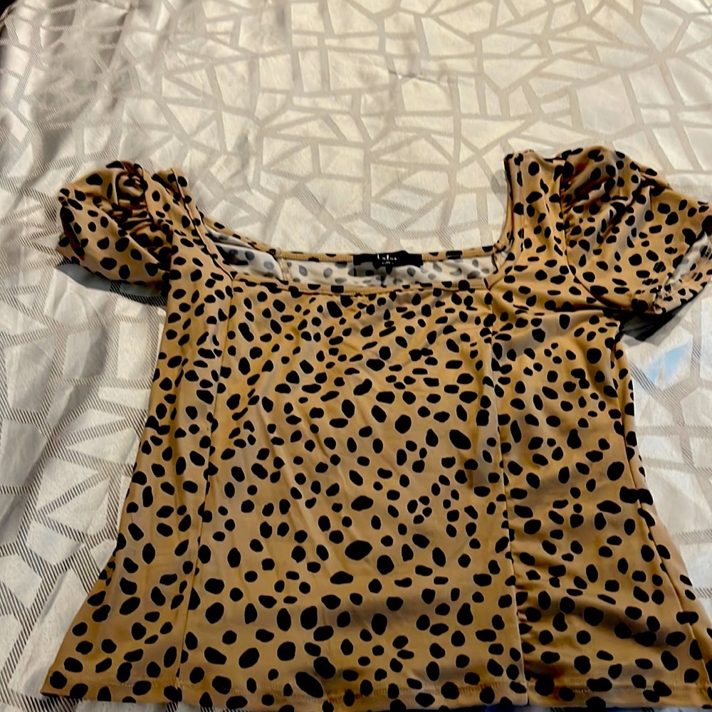 Lulus animal print top